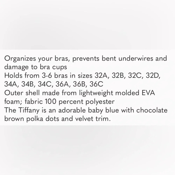 The Brag Company | Tiffany Blue Bra Bag  / Carrier - Picture 6 of 6